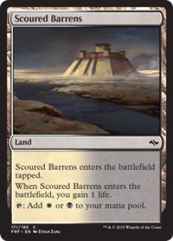 画像1: [日本語版]《磨かれたやせ地/Scoured Barrens》(FRF)