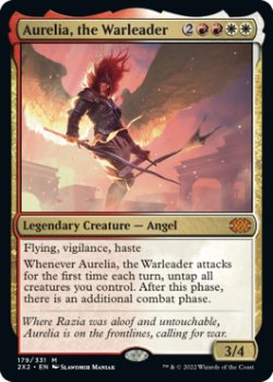 画像1: [日本語版]《戦導者オレリア/Aurelia, the Warleader》(2X2)