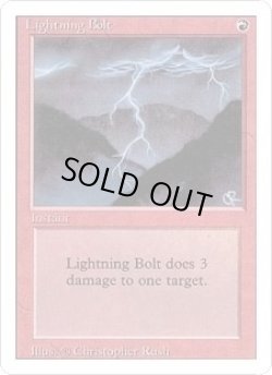 画像1: [英語版/NM-]《稲妻/Lightning Bolt》(3ED)