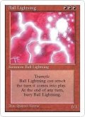 [日本語版/EX]《ボール・ライトニング/Ball Lightning》(4ED)※黒枠