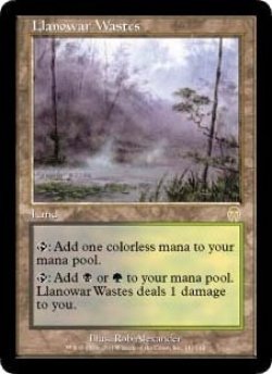 画像1: [日本語版/EX]《ラノワールの荒原/Llanowar Wastes》(APC)