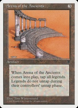 画像1: [イタリア語版/NM-]《古き者どもの闘技場/Arena of the Ancients》(CHR)※黒枠