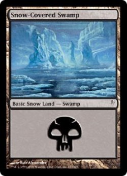 画像1: [英語版]《冠雪の沼/Snow-Covered Swamp》(CSP)