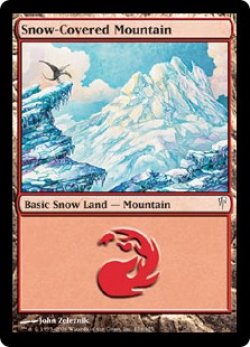 画像1: [英語版/EX]《冠雪の山/Snow-Covered Mountain》(CSP)
