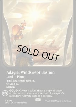 画像1: 【予約販売】[日本語版]《吹きさらしの要塞、アダージア/Adagia, Windswept Bastion》(EOE)※ボーダーレス