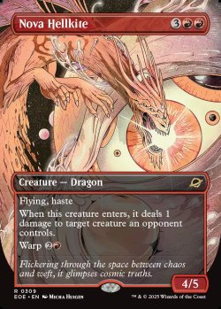 画像1: [日本語版]【FOIL/通常】《新星のヘルカイト/Nova Hellkite》(EOE)※ボーダーレス