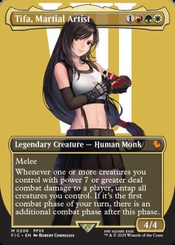 画像1: [日本語版]《格闘家、ティファ/Tifa, Martial Artist》(FIC)※ボーダーレス