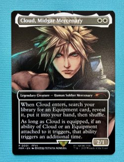 画像2: [英語版/NM-]《ミッドガルの傭兵、クラウド/Cloud, Midgar Mercenary》(PRM)※実物写真付き・特価品