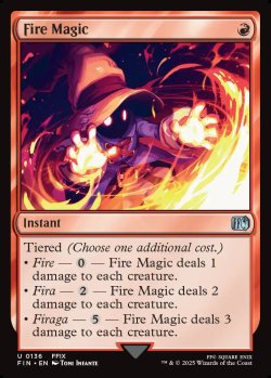 画像1: [日本語版]【FOIL/通常】《炎魔法/Fire Magic》(FIN)
