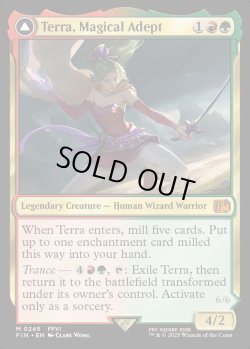 画像1: [日本語版]【FOIL/通常】《魔導戦士、ティナ/Terra, Magical Adept》(FIN)