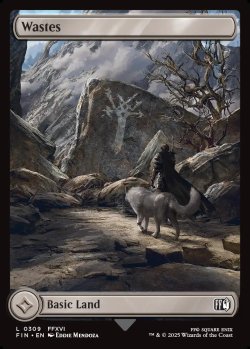 画像1: [日本語版]【FOIL/通常】《荒地/Wastes》(FIN)※No.309