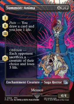 画像1: [日本語版]【FOIL/通常】《召喚：アニマ/Summon: Anima》(FIN)※ボーダーレス