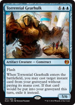 画像1: [日本語版]《奔流の機械巨人/Torrential Gearhulk》(KLD)