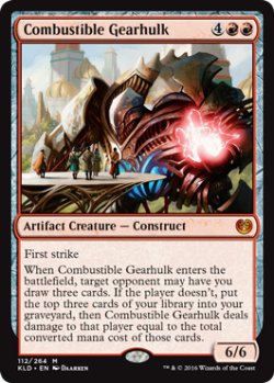 画像1: [日本語版]《焼却の機械巨人/Combustible Gearhulk》(KLD)