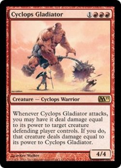画像1: [英語版]《サイクロプスの剣闘士/Cyclops Gladiator》(M11)