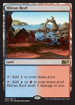画像1: [日本語版]《シヴの浅瀬/Shivan Reef》(M15)