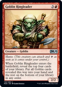 画像1: [日本語版]《ゴブリンの首謀者/Goblin Ringleader》(M20)