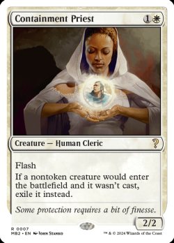 画像1: [英語版]《封じ込める僧侶/Containment Priest》(MB2)