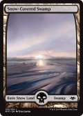 [英語版]【FOIL/通常】《冠雪の沼/Snow-Covered Swamp》(MH1)