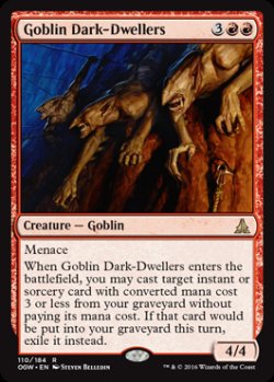 画像1: [日本語版]《ゴブリンの闇住まい/Goblin Dark-Dwellers》(OGW)