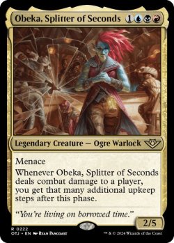画像1: [日本語版]《秒刻みのオベカ/Obeka, Splitter of Seconds》(OTJ)