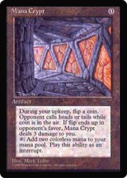 画像1: [英語版/NM-]《魔力の墓所/Mana Crypt》(PRM)