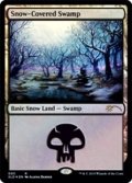 [英語版]【FOIL/通常】《冠雪の沼/Snow-Covered Swamp》(SLD)