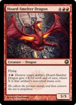 画像1: [英語版]《蔵製錬のドラゴン/Hoard-Smelter Dragon》(SOM)