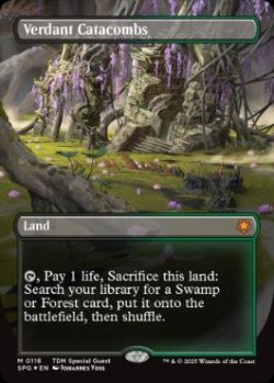 画像1: [日本語版]《新緑の地下墓地/Verdant Catacombs》(SPG)※ドラゴンスケイルFOIL