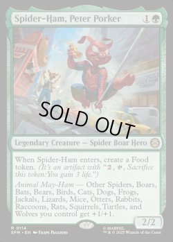 画像1: [日本語版]【FOIL/通常】《スパイダーハム、ピーター・ポーカー/Spider-Ham, Peter Porker》(SPM)