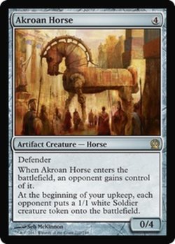 画像1: [英語版]《アクロスの木馬/Akroan Horse》(THS)