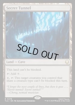 画像1: [日本語版]【FOIL/通常】《秘密のトンネル/Secret Tunnel》(TLA)