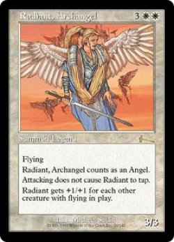 画像1: [日本語版/NM-]《大天使レイディアント/Radiant, Archangel》(ULG)