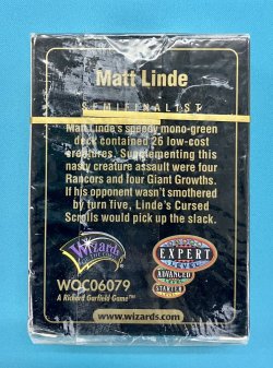 画像2: [英語版]《World Championship Decks 1999 Matt Linde:緑単ストンピィ》(WC99)※実物写真付き・外装、外箱に痛みあり