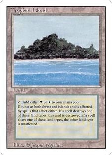 [英語版/HPLD]《Tropical Island》(3ED) - MTGシングルカード・通信販売【ゲームショップ とど】