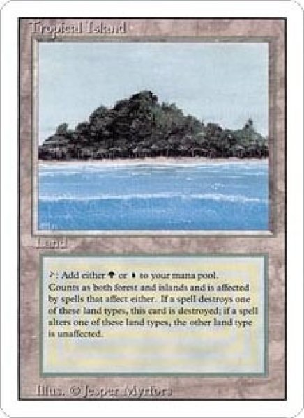 英語版/EX]《Tropical Island》(3ED) - MTGシングルカード・通信販売