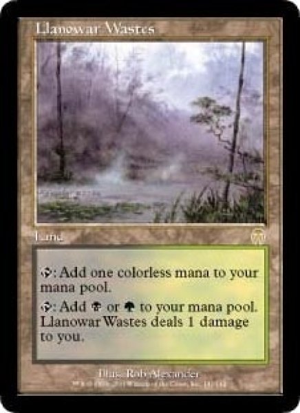 画像1: [日本語版/EX]《ラノワールの荒原/Llanowar Wastes》(APC) (1)