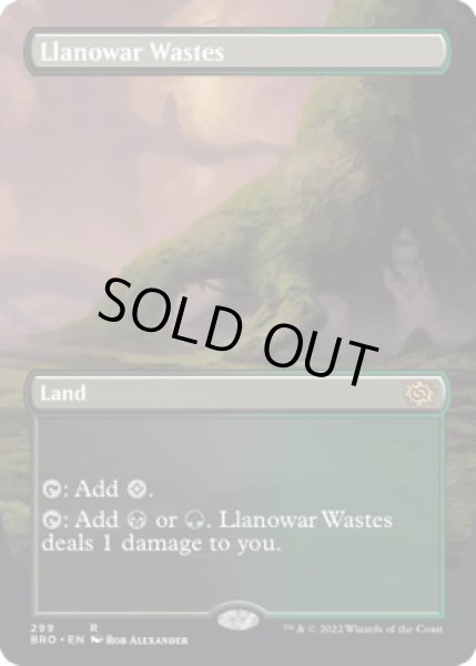 画像1: [日本語版]《ラノワールの荒原/Llanowar Wastes》(BRO)※ボーダーレス (1)