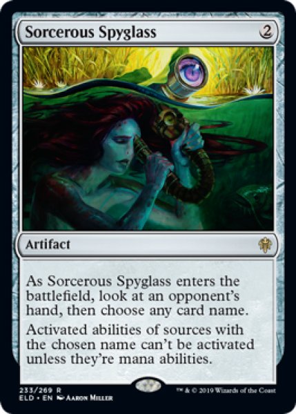 画像1: [日本語版]《魔術遠眼鏡/Sorcerous Spyglass》(ELD) (1)