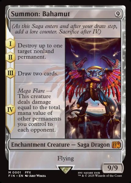 画像1: 【予約販売】[日本語版]《召喚：バハムート/Summon: Bahamut》(FIN) (1)