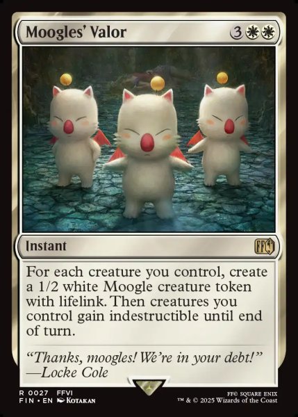 画像1: 【予約販売】[日本語版]《モーグリたちの奮闘/Moogles' Valor》(FIN) (1)