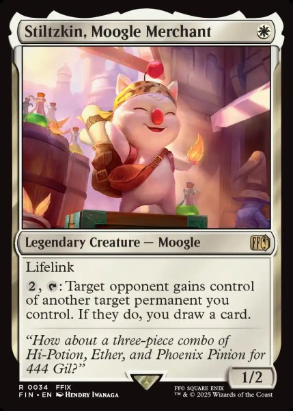 画像1: 【予約販売】[日本語版]《モーグリの商人、スティルツキン/Stiltzkin, Moogle Merchant》(FIN) (1)