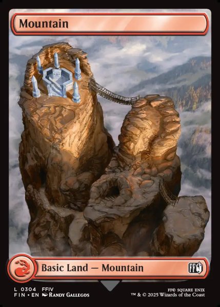 画像1: [日本語版]【FOIL/通常】《山/Mountain》(FIN)※No.304 (1)