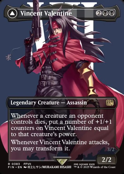 画像1: [日本語版]【FOIL/通常】《ヴィンセント・ヴァレンタイン/Vincent Valentine》(FIN)※ボーダーレス (1)