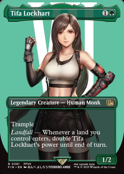 画像1: [日本語版]《ティファ・ロックハート/Tifa Lockhart》(FIN)※ボーダーレス (1)