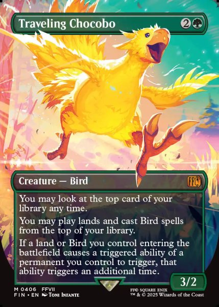 画像1: [日本語版]《旅するチョコボ/Traveling Chocobo》(FIN)※ボーダーレス (1)