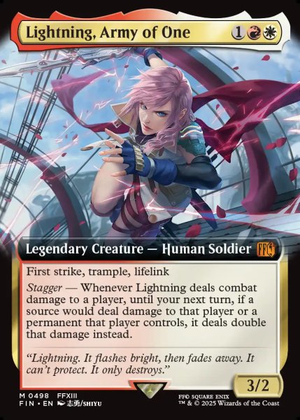 画像1: [英語版]《シーンドライブ、ライトニング/Lightning, Army of One》(FIN)※拡張アート (1)