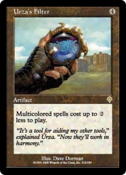 画像1: [英語版/EX]【FOIL/通常】《ウルザのろ過器/Urza's Filter》(INV) (1)