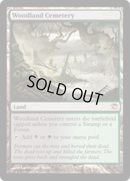 画像1: [日本語版/NM-]【FOIL/通常】《森林の墓地/Woodland Cemetery》(ISD) (1)