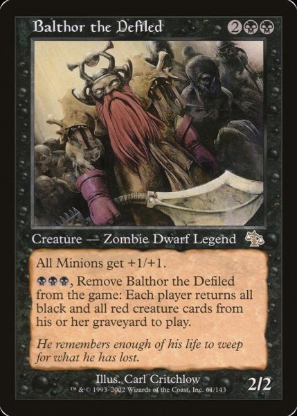 画像1: [中国語版]《汚らわしき者バルソー/Balthor the Defiled》(JUD) (1)